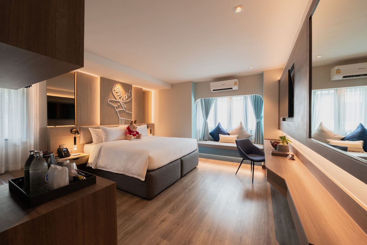 Luxury Family Suite | Ropa de cama de alta calidad, caja fuerte, escritorio