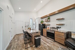 Fridge, microwave, oven, stovetop - Lakeside Modern Luxury w/Lake Views (Grove)