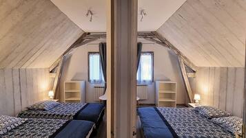 2 bedrooms, iron/ironing board, free WiFi, bed sheets