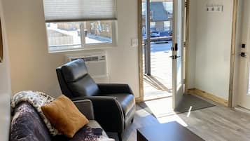 Elite Suite, Multiple Beds, Balcony, Mountain View | Living area | 43-inch Smart TV with digital channels, TV, streaming services