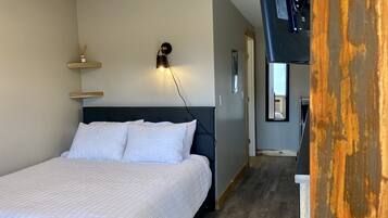 1 bilik tidur, peralatan tempat tidur premium, gebar bulu kapas