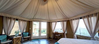 Premium Suite 1 -  Safari Tent  - Private Deck/Hot Tub