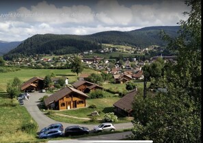 Parkering på området