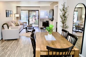 Living area - St Anton Condos #77 (1-Bedroom) by RedAwning (Mammoth Lakes)