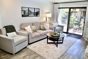 Living area - St Anton Condos #77 (1-Bedroom) by RedAwning (Mammoth Lakes)