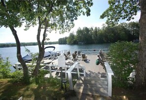 Terrace/patio - Gorgeous Waterfront Condo with Lake Access & Views (Tilton)