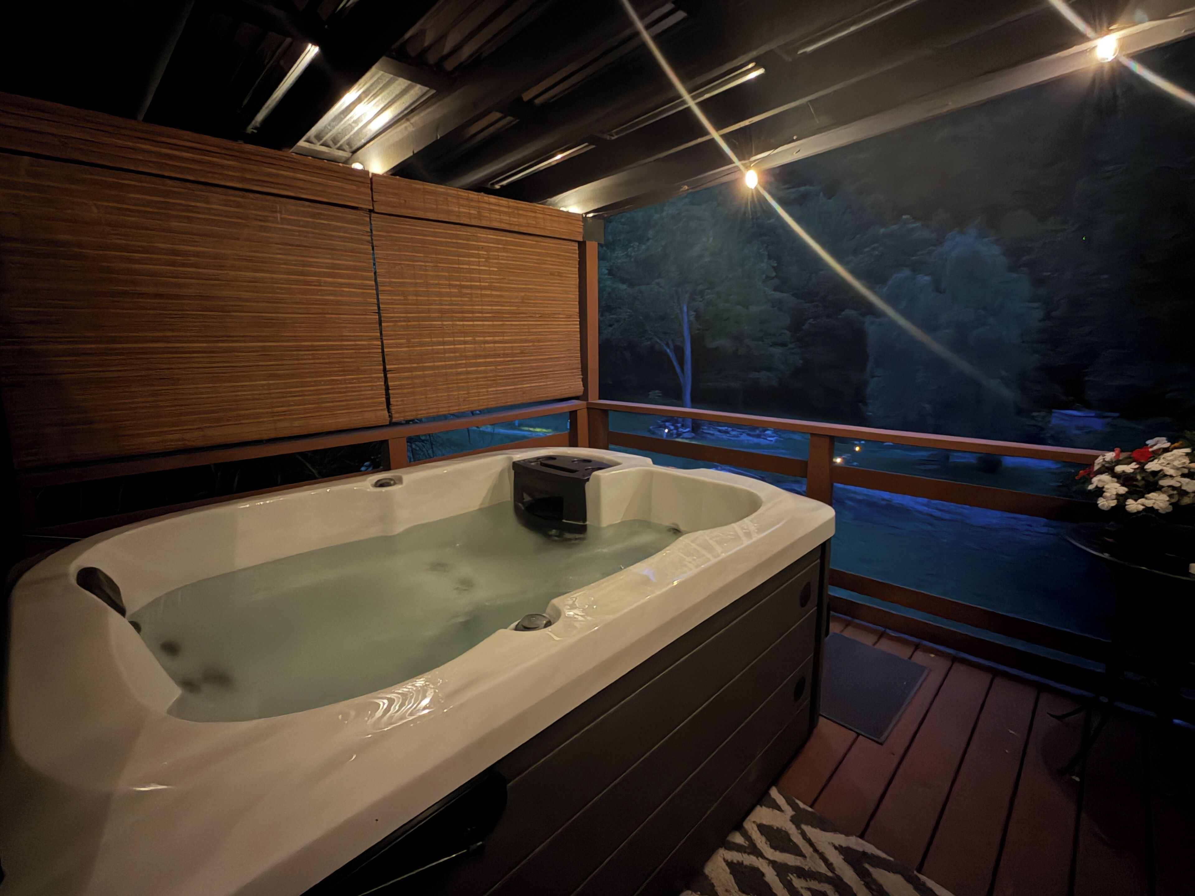 Bain à remous extérieur