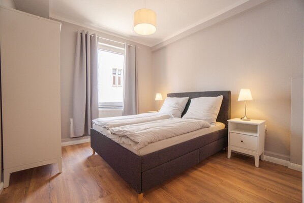 1 Schlafzimmer, kostenloses WLAN, Bettwäsche