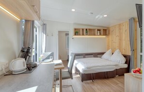 1 Schlafzimmer, Reisekinderbett, kostenloses WLAN, Bettwäsche