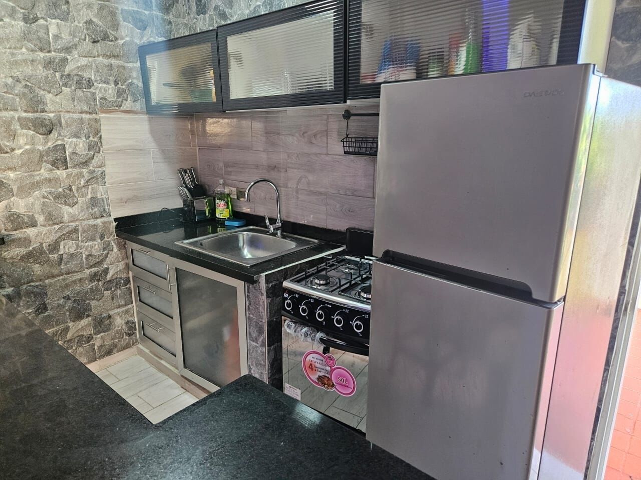 Microwave, oven, dishwasher, toaster