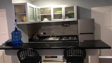 Microwave, oven, dishwasher, toaster