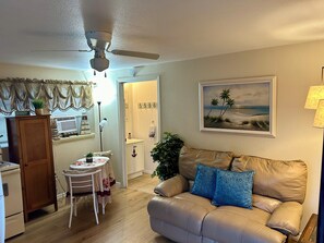 Fernseher, DVD-Player, Stereoanlage