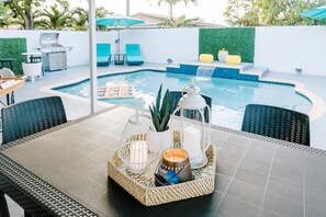 Una piscina climatizada