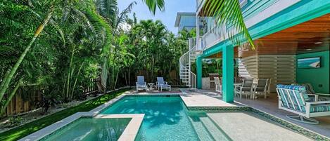 Una piscina climatizada