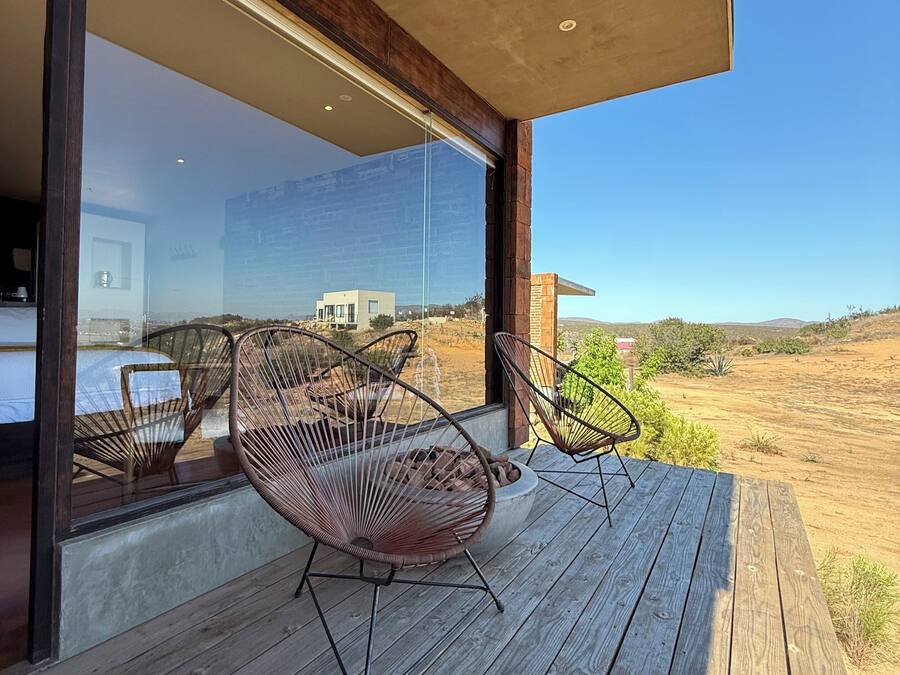 Quarto casal conforto, 1 cama King, vista para a montanha | Terraço/pátio