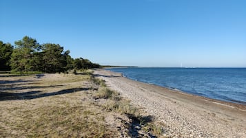 Vlak bij het strand