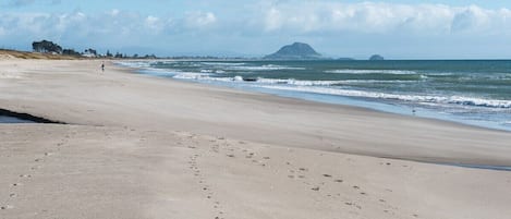 Vlak bij het strand