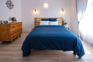 1 chambre, fer et planche à repasser, Wi-Fi, draps fournis