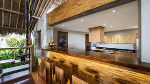 Fridge, microwave, coffee/tea maker, electric kettle