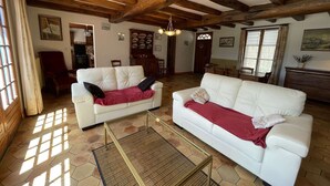 Living area - Townhouse with pool - 6 guests (Noirmoutier-en-l'Île)