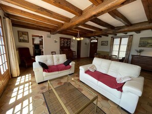 Living area - Townhouse with pool - 6 guests (Noirmoutier-en-l'Île)