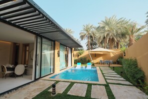 Economy Room, Patio, Pool View | Terrace/patio - Aseel Resort  (Riyadh)