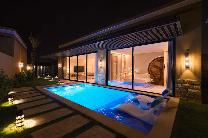 villa hồ bơi riêng gần biển mỹ khê