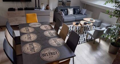 Modern duplex loft in the heart of Annecy's old town for 10 people