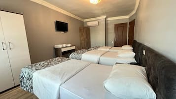 Free WiFi, bed sheets