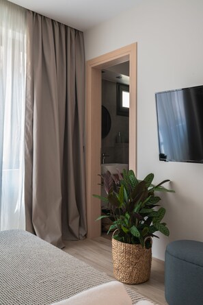 1 habitación y ropa de cama de alta calidad