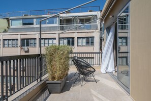 Suite with Terrace | 1 bedroom, premium bedding, in-room safe, soundproofing - The Artisan Suites (Athens)