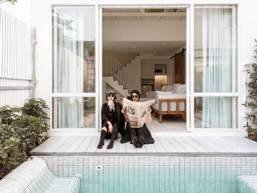 Villa with Private Pool | Desk, free WiFi, bed sheets