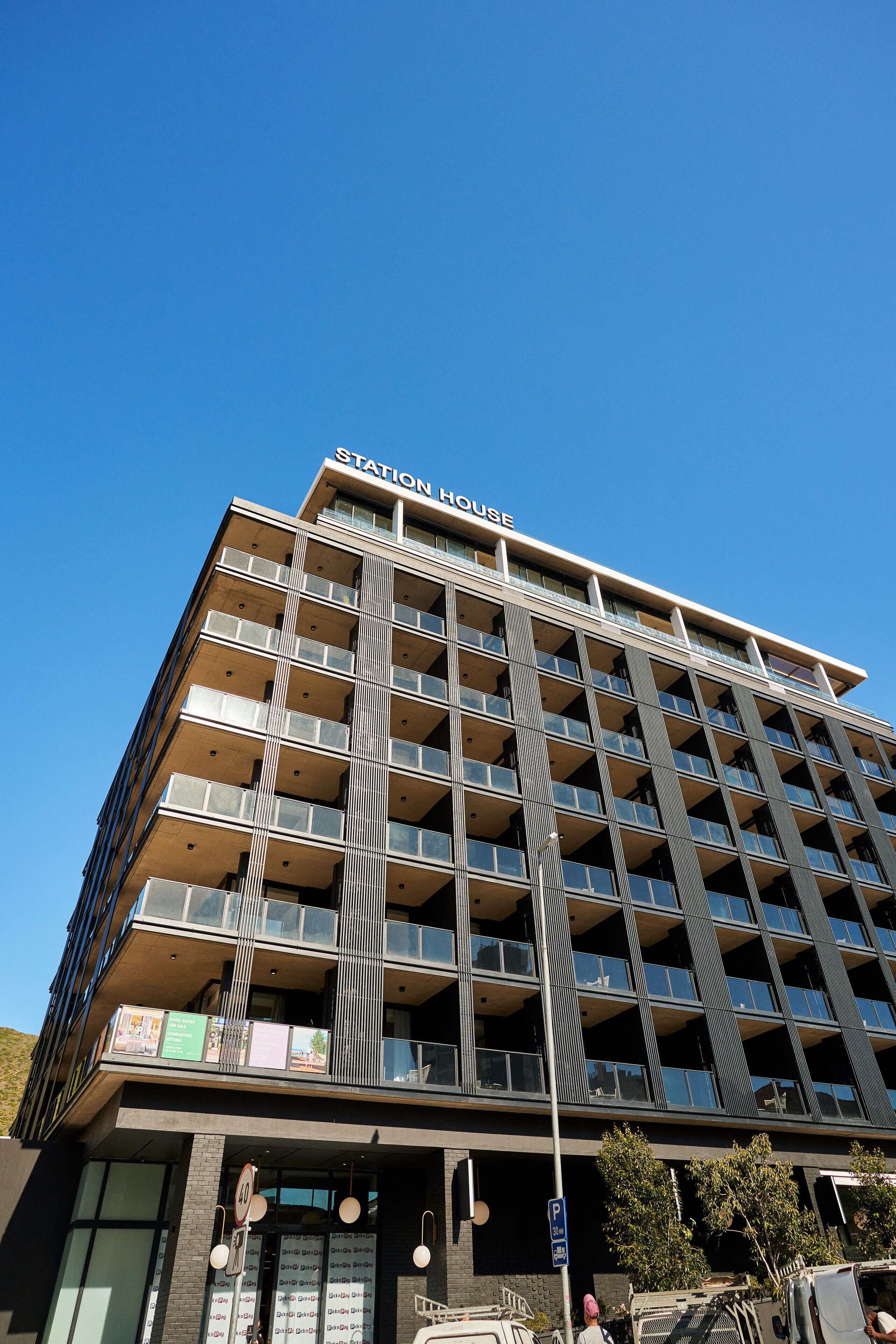 Facciata della struttura