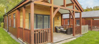 Enjoy a summer BBQ in the lawned garden.