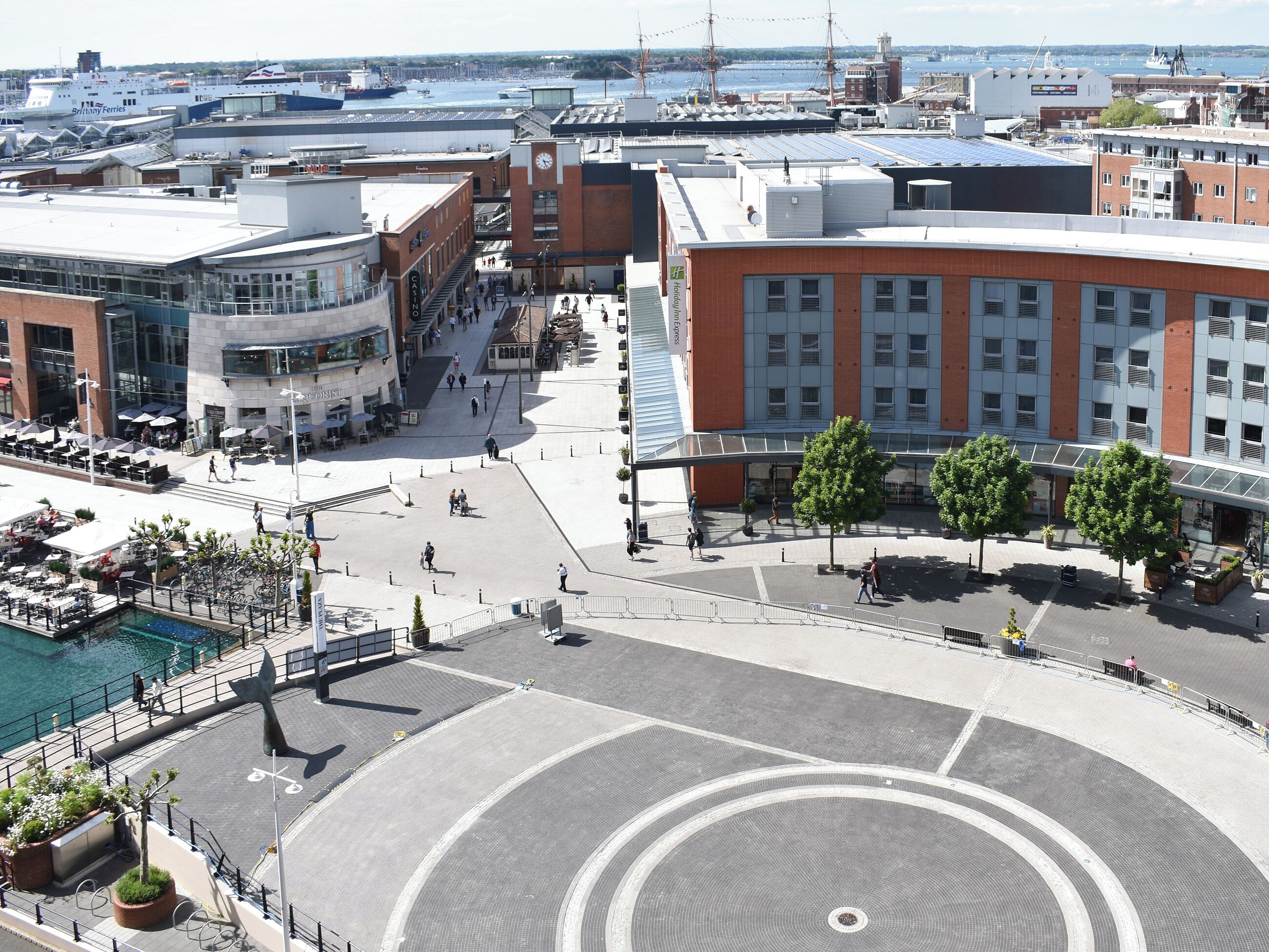 View over the quayside development | Gunwharf Quays Apartments - The Two Bedroom Balcony View &rsquo;B&rsquo; - Gunwharf Quays Apartments , Gunwharf Quays, near Portsmouth