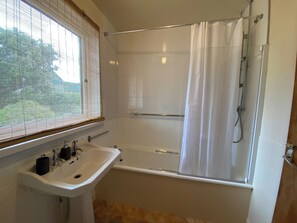 Hair dryer, towels