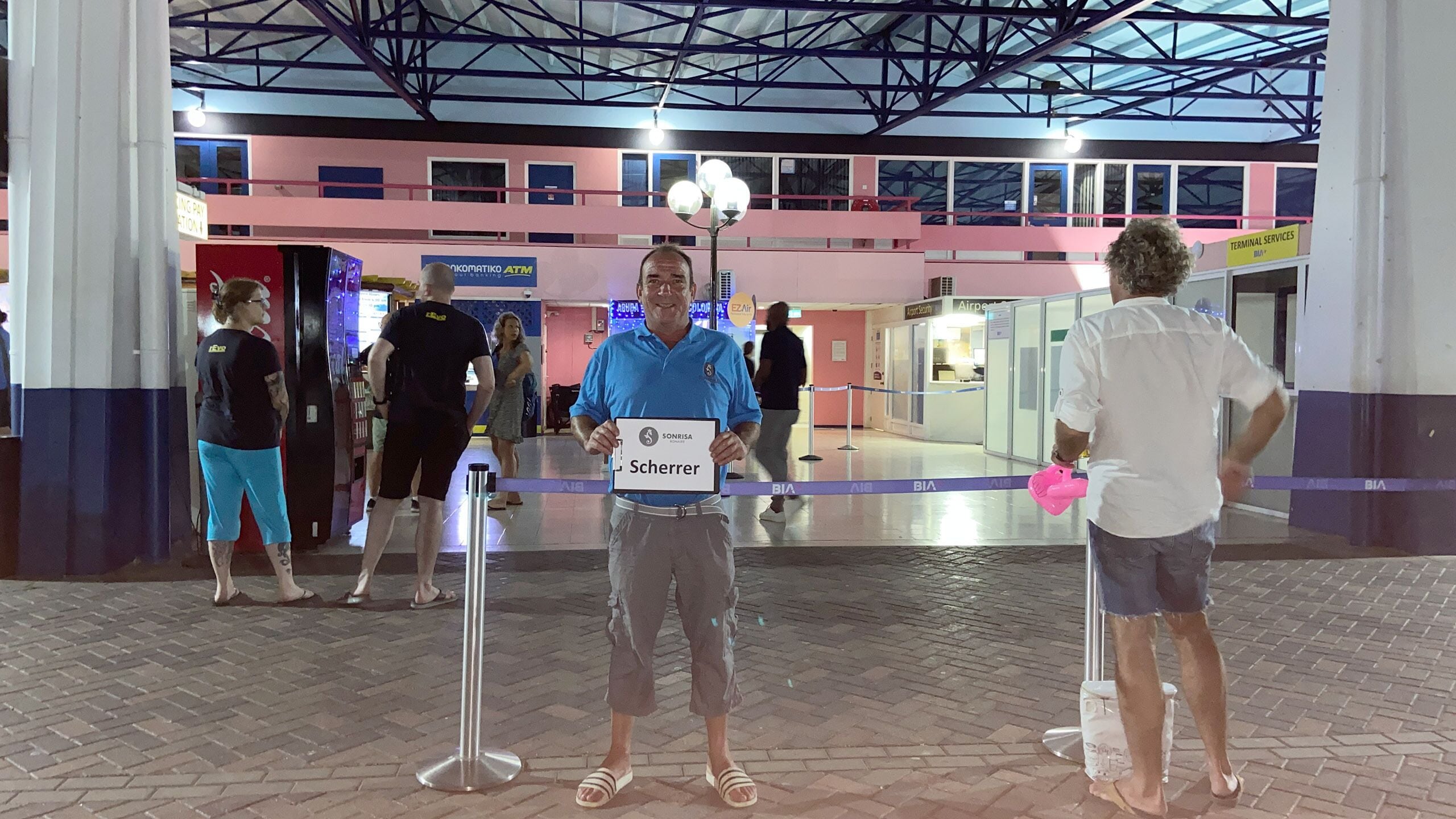 check-in/check-out kiosk