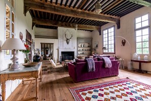 TV, fireplace, table tennis