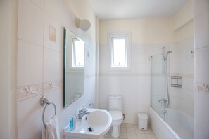 Hair dryer, towels
