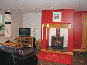 TV, fireplace - 3 bedroom accommodation in Ystrad Meurig (Ystrad Meurig)