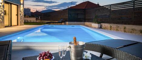 Una piscina climatizada