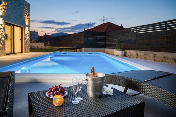 Piscine chauffée
