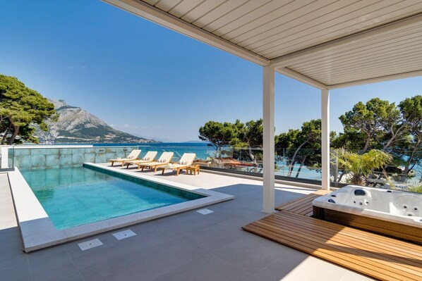 A heated pool - Villa Tanja - Four Bedroom Villa, Sleeps 10 (Duce)