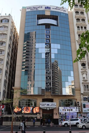 Overnatningsstedets facade