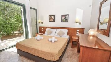 2 slaapkamers, een strijkplank/strijkijzer, wifi, beddengoed