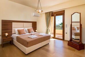 6 bedrooms, iron/ironing board, free Internet, bed sheets