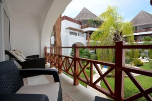 Deluxe-Apartment | Balkon