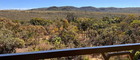 Uitzicht vanuit accommodatie