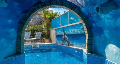 Rustic stone house Villa Dunatić with a private pool