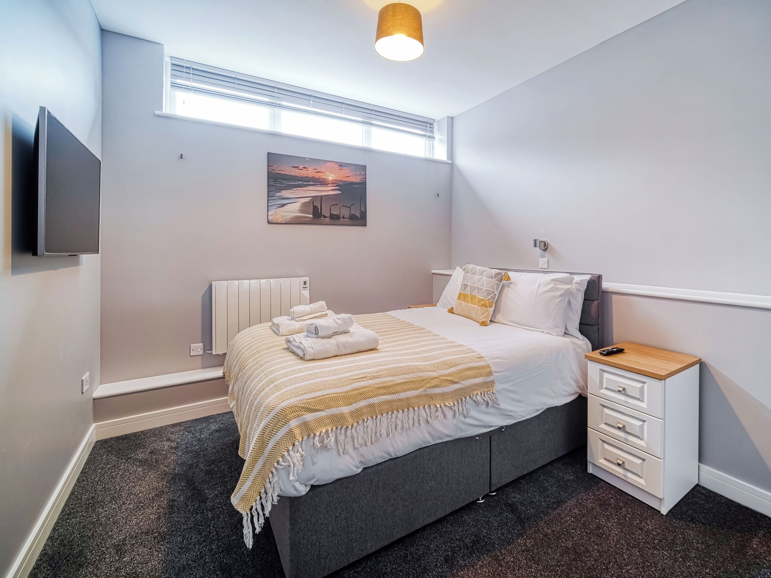 1 室のベッドルーム、WiFi (無料)、ベッドシーツ